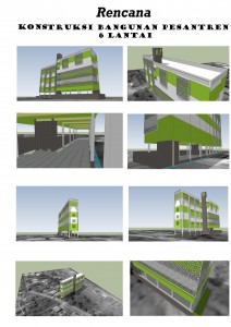 Rancangan Gedung 6 Lantai